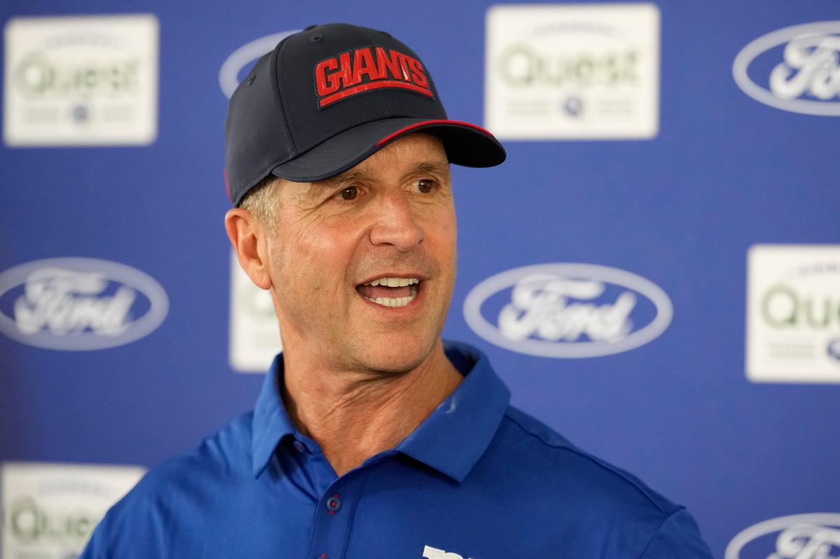 John Harbaugh’s Giants era opens with energy, intensity at training camp