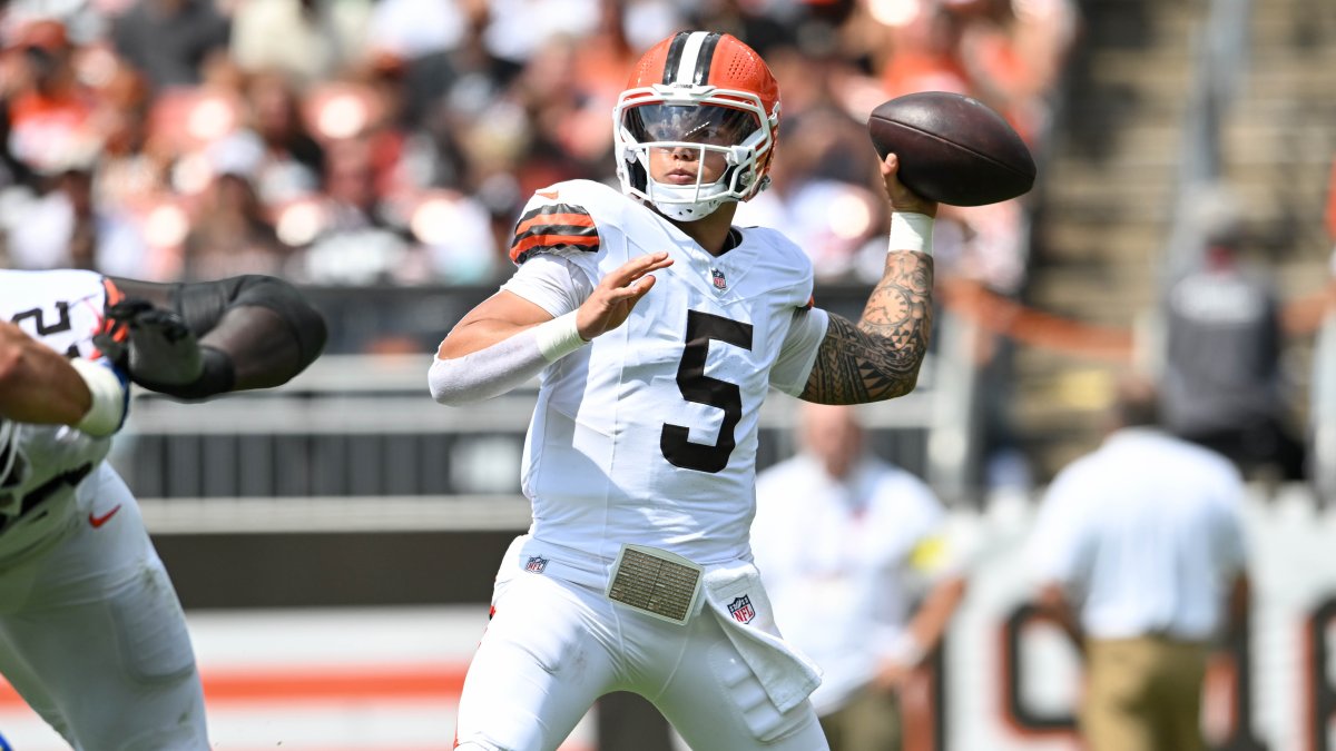 Browns benching veteran Joe Flacco for rookie Dillon Gabriel in Week 5