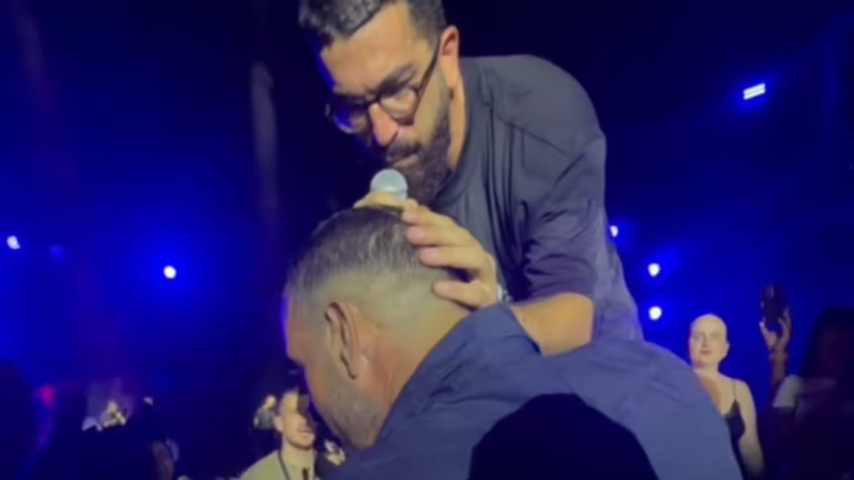 Hanan Ben Ari Accidentally Hits Security Guard During Concert | WATCH