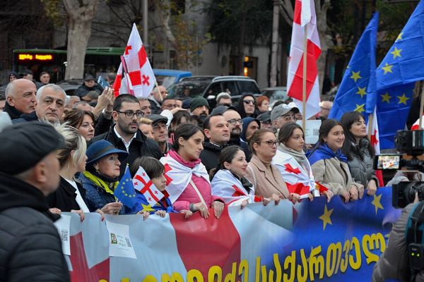 A Russia-like crackdown in Georgia is targeting protesters, rights activists and the media