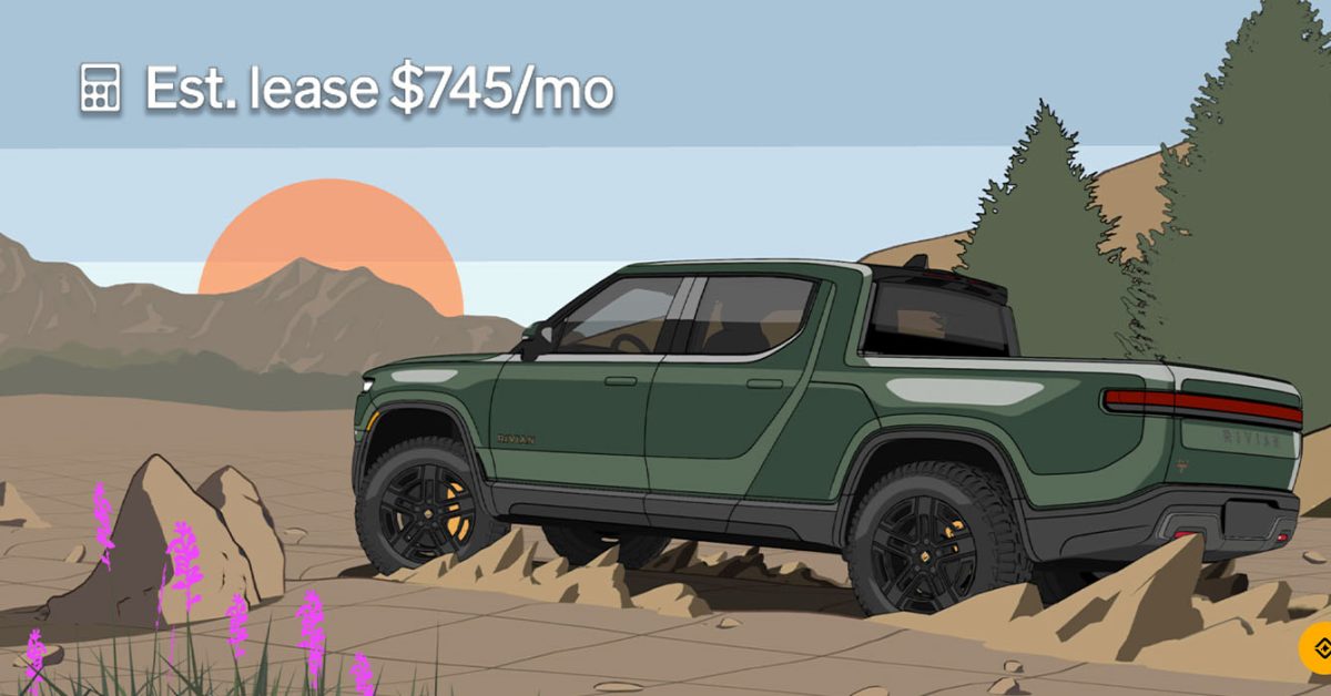 We have the latest Rivian lease prices now that the federal EV tax credit has ended