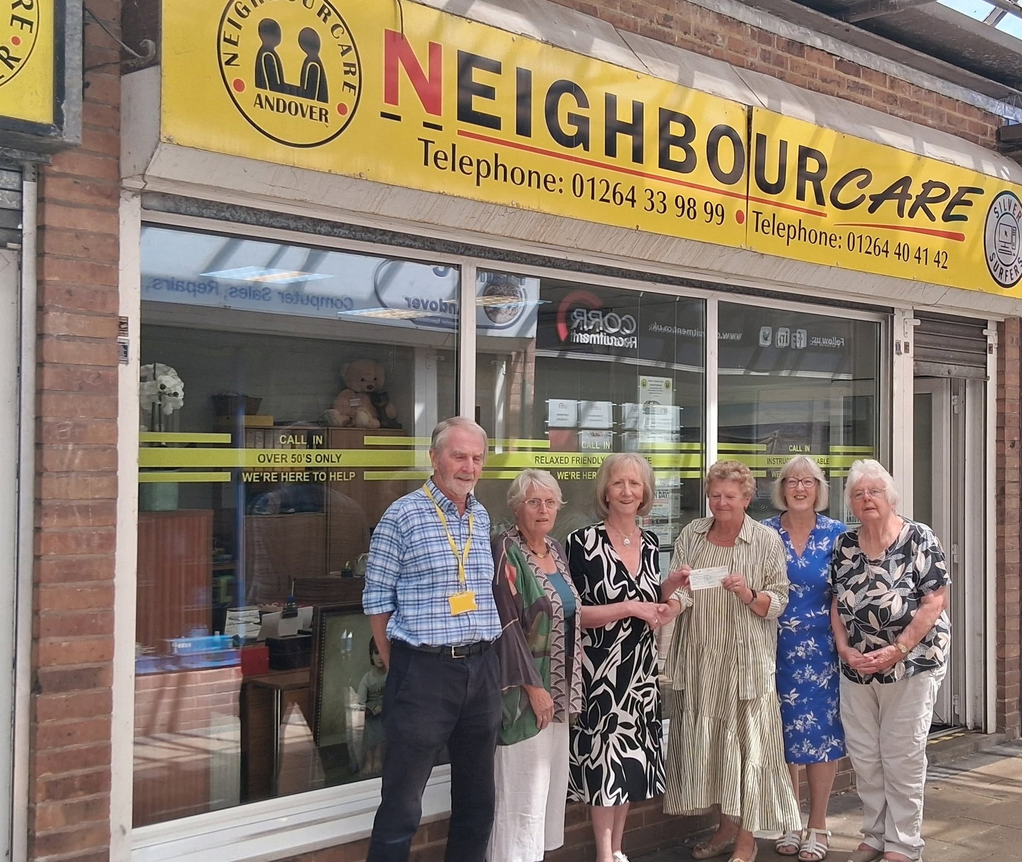 Goodworth Clatford WI Donates £600 to Support Andover Neighbourcare
