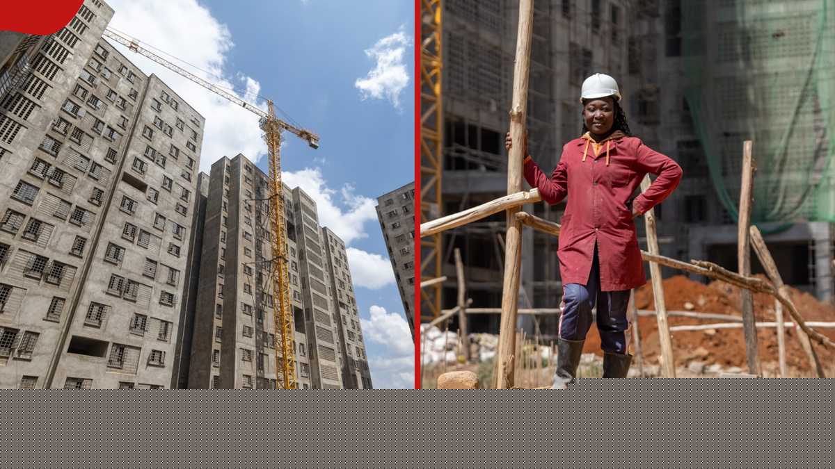 Uasin Gishu woman working at Pioneer Affordable Housing site shares experience: "I've gained skills"