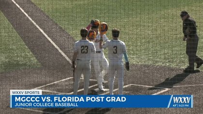 MGCCC baseball dominates Florida Post-Grad, 15-1, on opening day