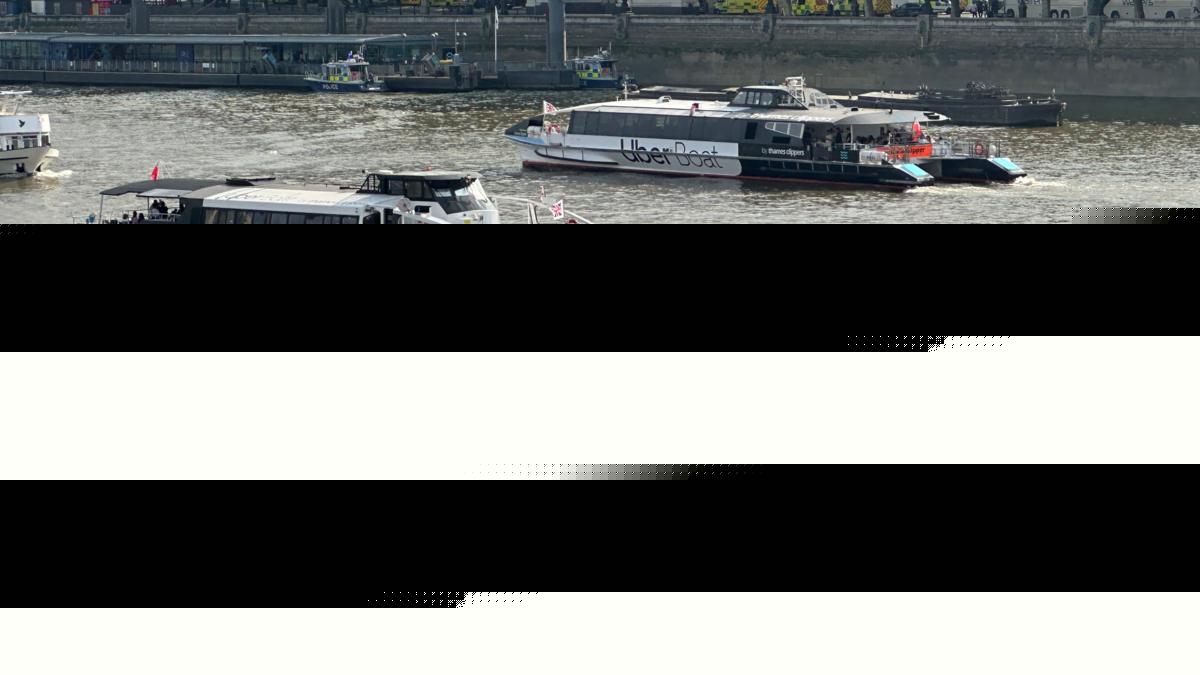 Officers hurt as police boat hits Westminster Bridge