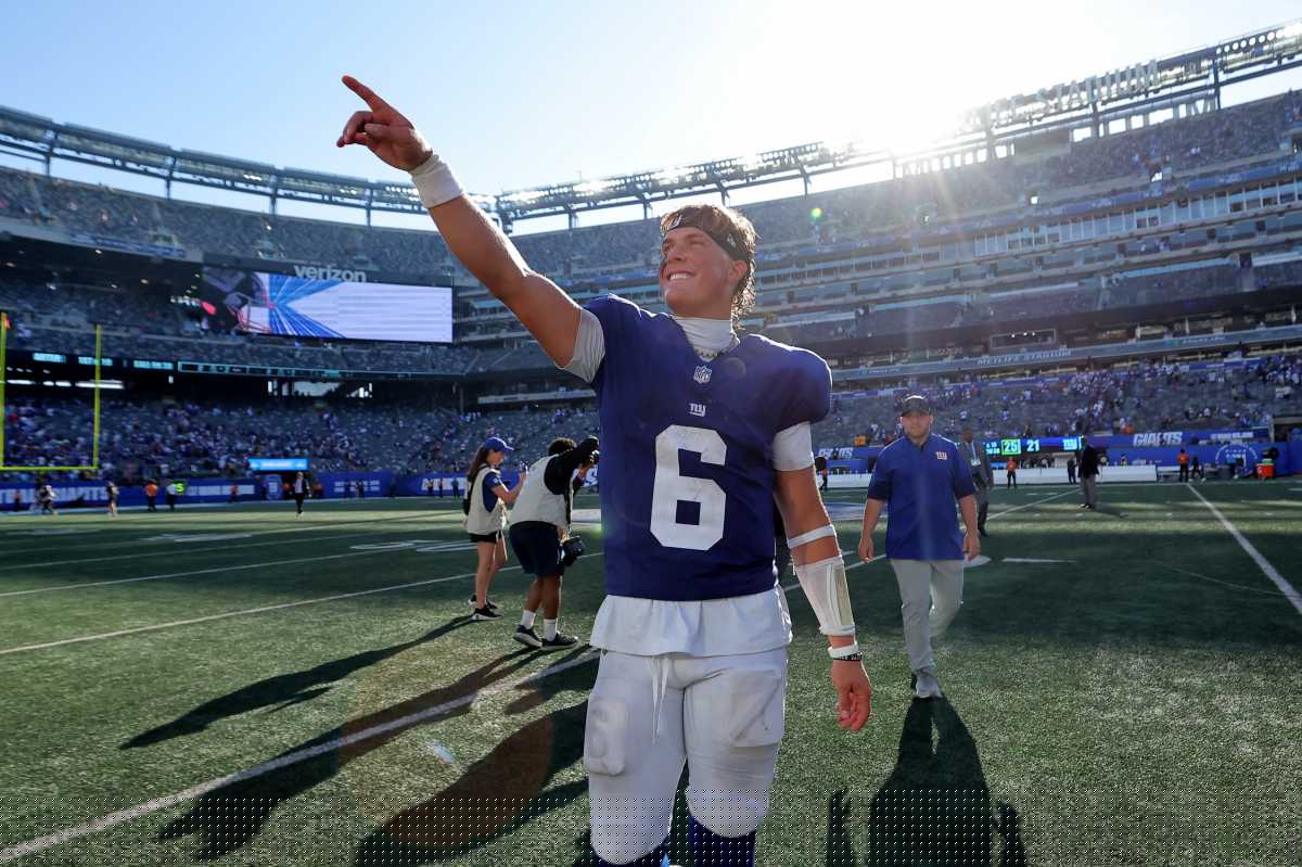 On target! Jaxson Dart era begins with victory as Giants beat Chargers for first win of season