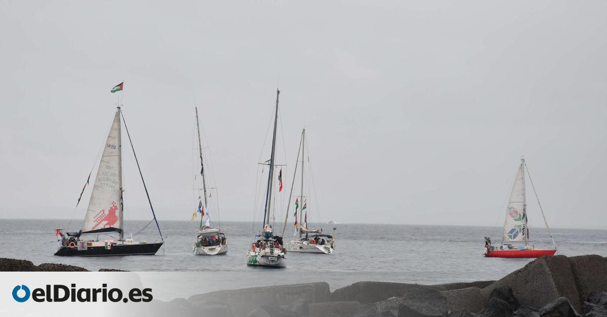 La Flotilla a Gaza denuncia una "operación intimidatoria" de un buque de guerra de Israel contra dos de sus barcos