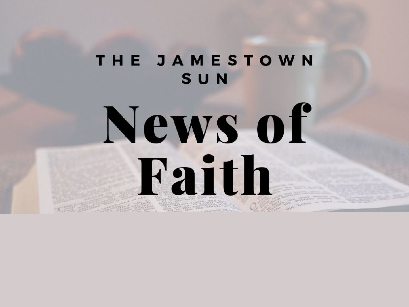 Jamestown First Assembly holding 'See You at the Park Sunday'