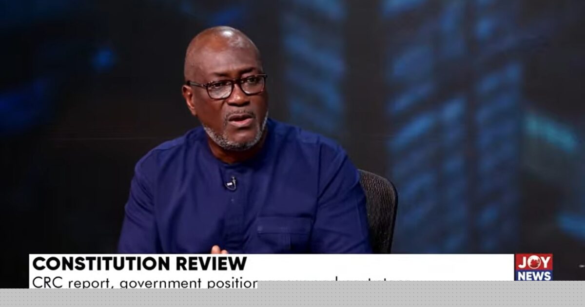 Constitution review must rise above partisan politics — Prof Prempeh
