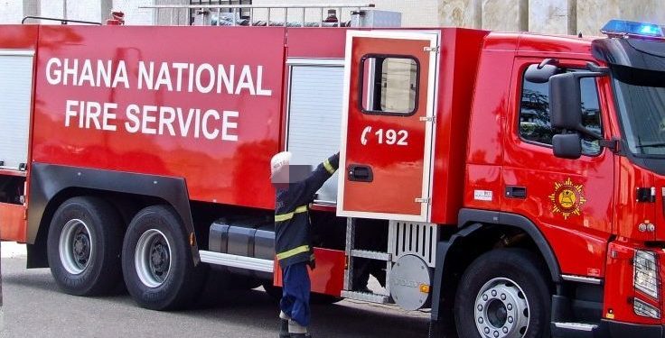 Fire ravages popular apparel factory in Adabraka