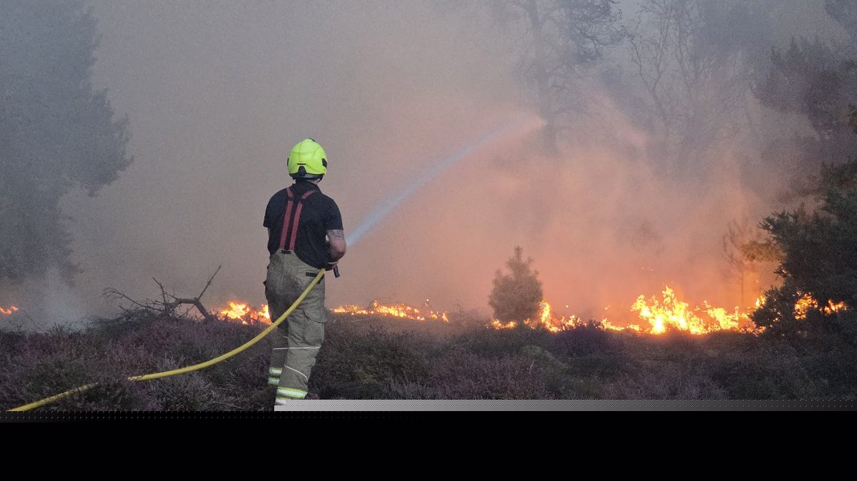 UK wildfire hotspots mapped as Andy Burnham holds COBRA meeting over extreme heat - check the risk near you