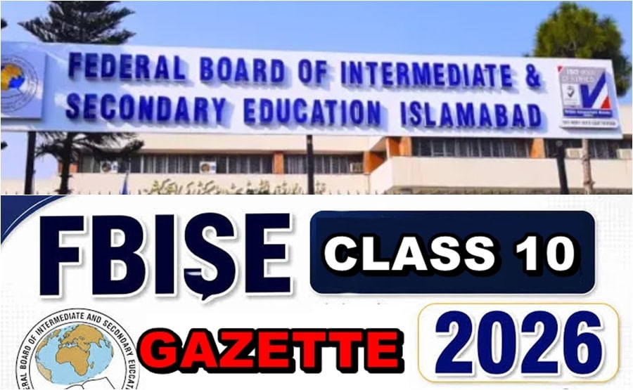 FBISE Class 10 Matric Gazette Download PDF (July 29, 2026)