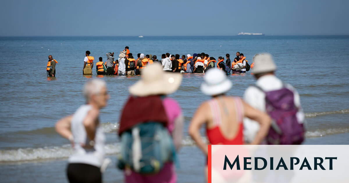 Côte d’Opale: touristes à la plage, migrants sur le départ et l’extrême droite en embuscade