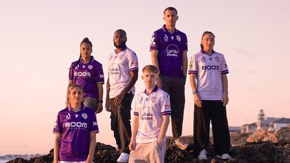 Perth Glory unveil jerseys for the 2025-26 A-League Men’s and Women’s season