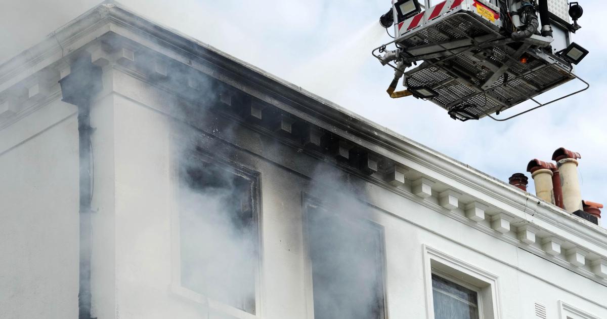 Road to remain closed for safety reasons after city centre fire