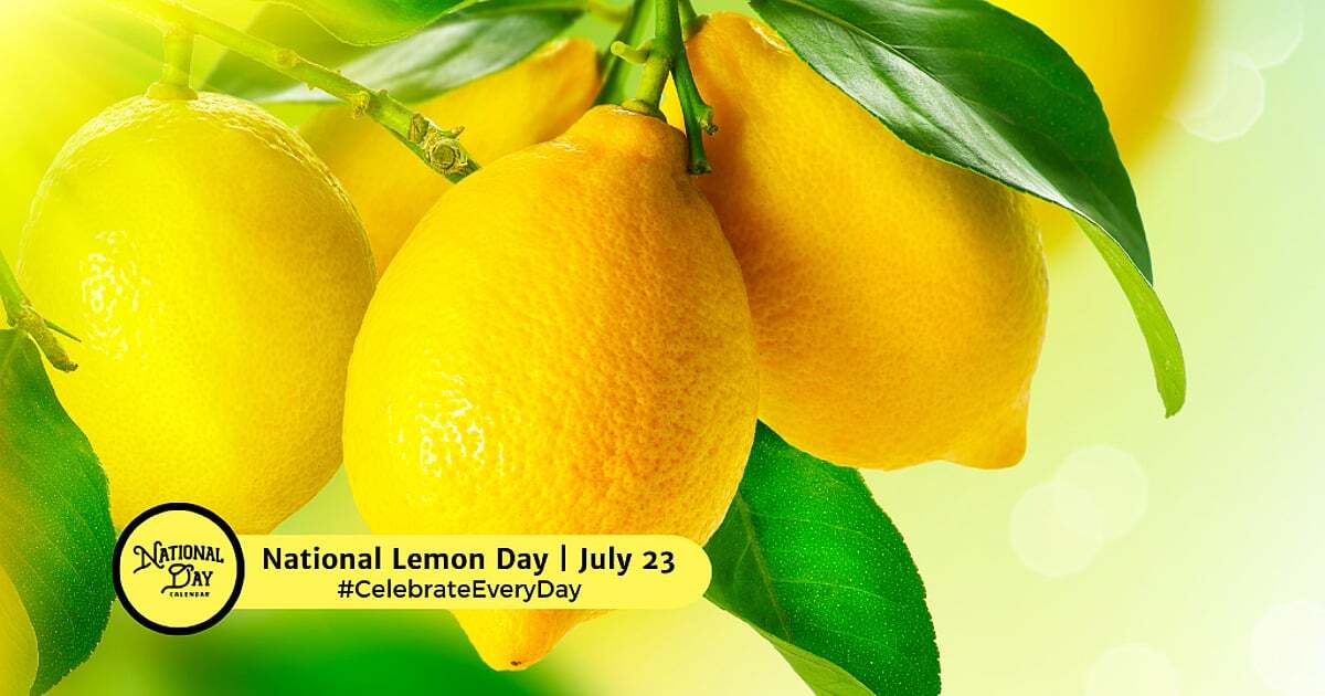 Heads up - It's National Lemon Day. Who wants to party? [Silly]