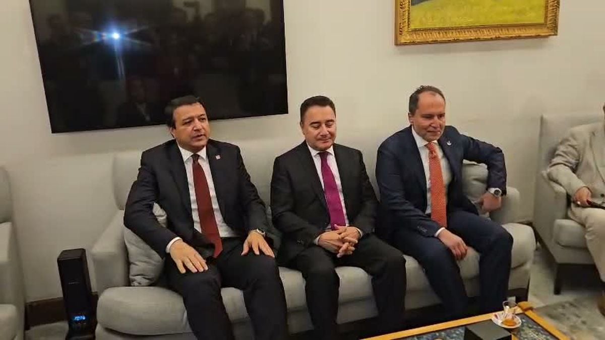 Üç parti lideri TBMM'de buluştu: Seçim ittifakı sinyali