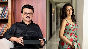 Bomb threats at residences of MK Stalin, Trisha