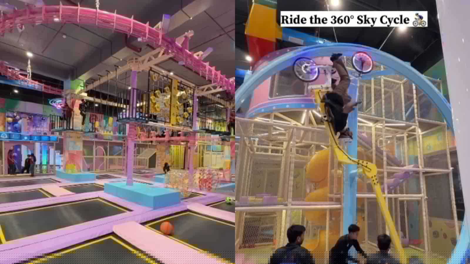 Hyderabad’s new viral spot has trampolines, zip lines and more