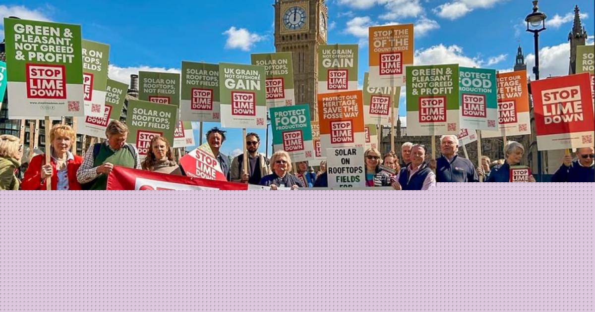 Country ball backs campaign against planned solar park