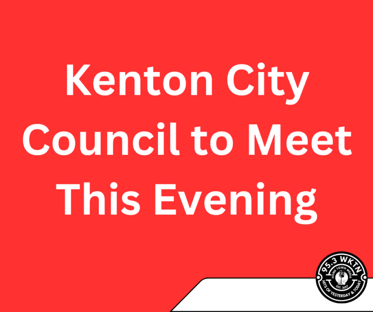 Kenton City Council to Meet This Evening