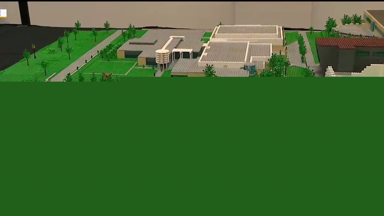 UT Dallas campus recreated entirely out of LEGO bricks
