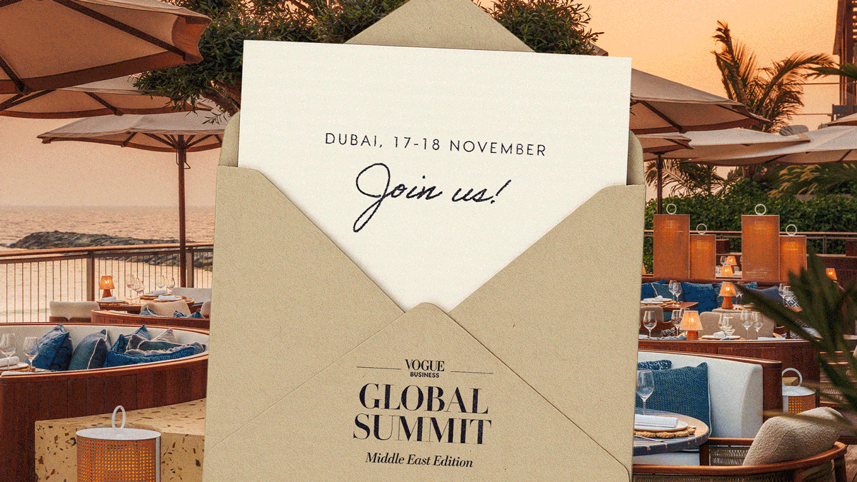 Buy a ticket — Vogue Business Global Summit: Middle East Edition