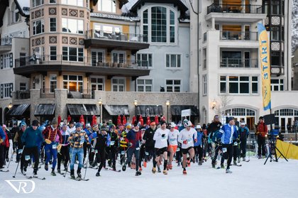 Vail Winter Uphill on Superbowl Sunday