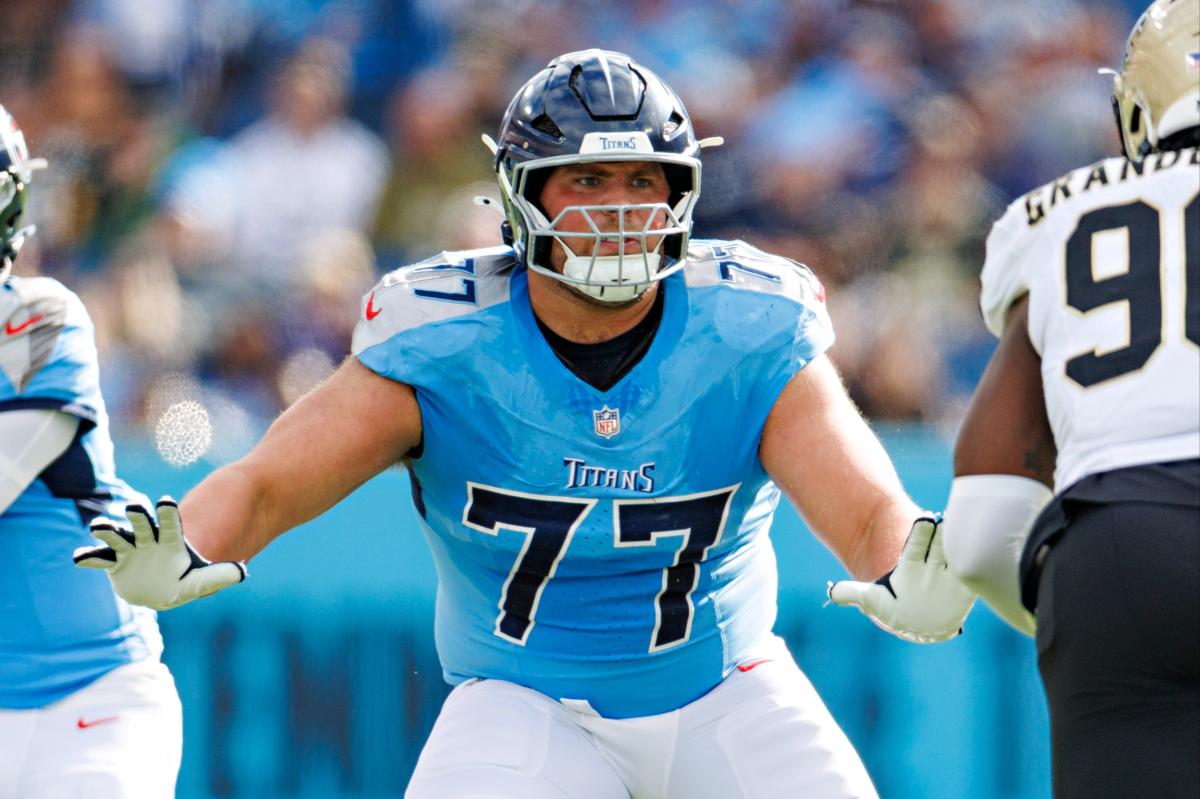 Titans make Peter Skoronski highest-paid guard in NFL with $100 million extension