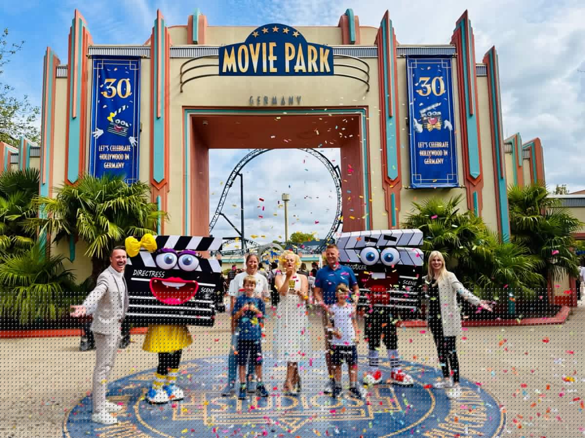 A new screen-worthy scene is making its way into the park’s history: Movie Park Germany welcomes its 40-millionth guest