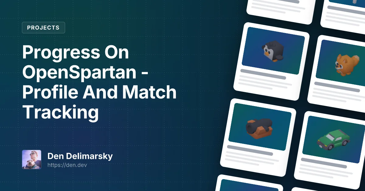 Progress On OpenSpartan - Profile And Match Tracking