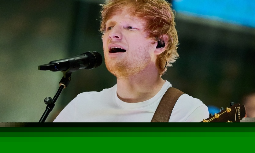 Sheeran caught not thinking (out loud) about car insurance