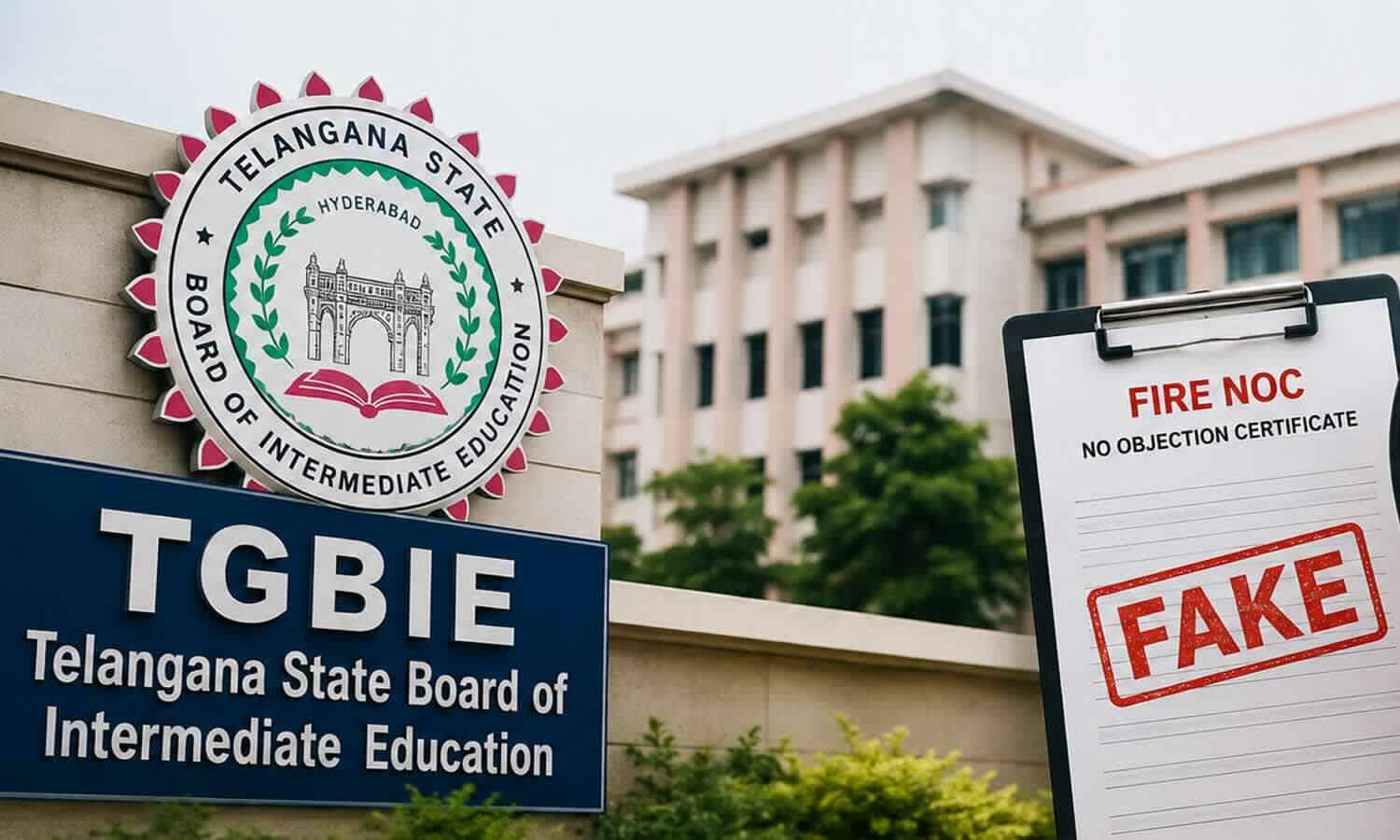 TGBIE probes private junior colleges for using fake fire NOCs