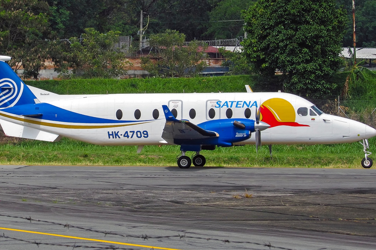 Avión de Satena con 15 personas a bordo desapareció al noreste de Colombia