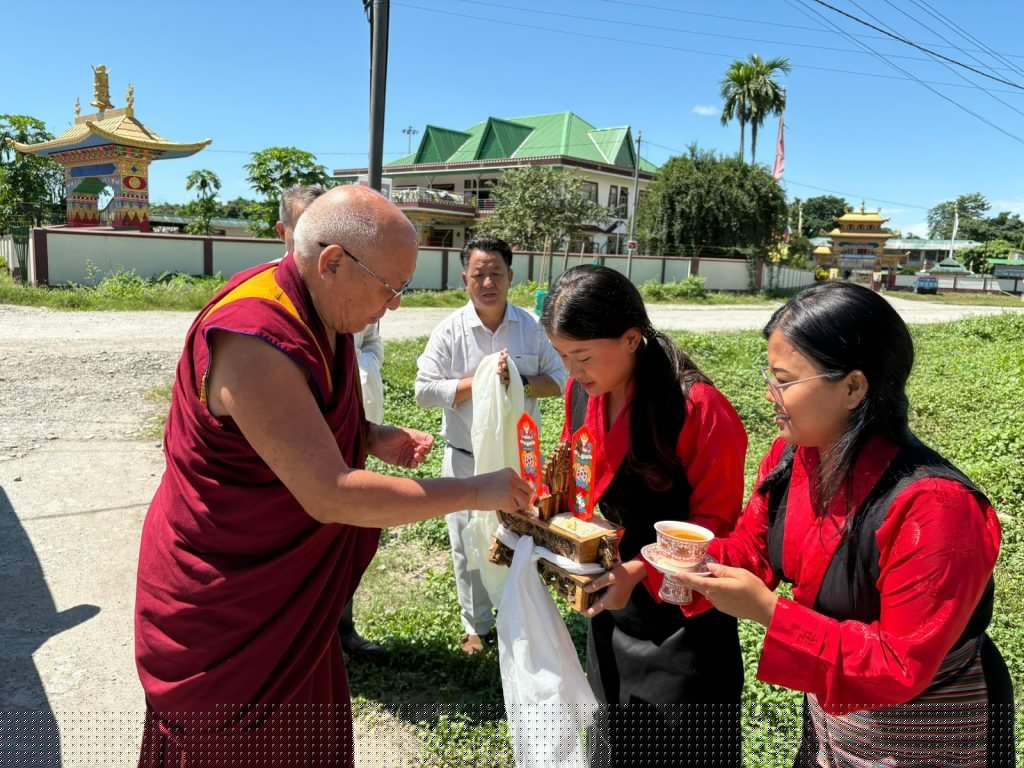 Geshe Lhakdor Discusses on Four Noble Commitments of His Holiness the 14th Dalai Lama at Tezu and Arunachal University of Studies