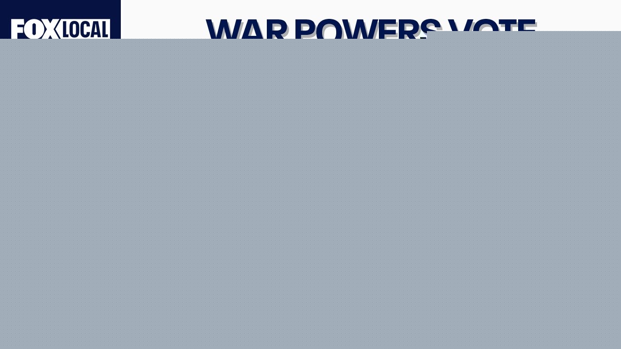 Trump faces Senate war powers vote over Iran strikes