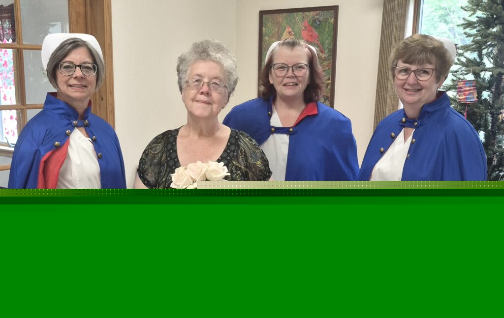 Nurse Honor Guard at Senior Center