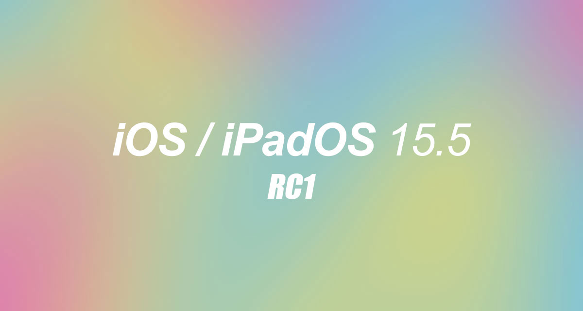 Comment on Apple Releases iOS 15.1 RC1 And iPadOS 15.5 RC1 To Developers And Public Beta Testers by James Cavanaugh
