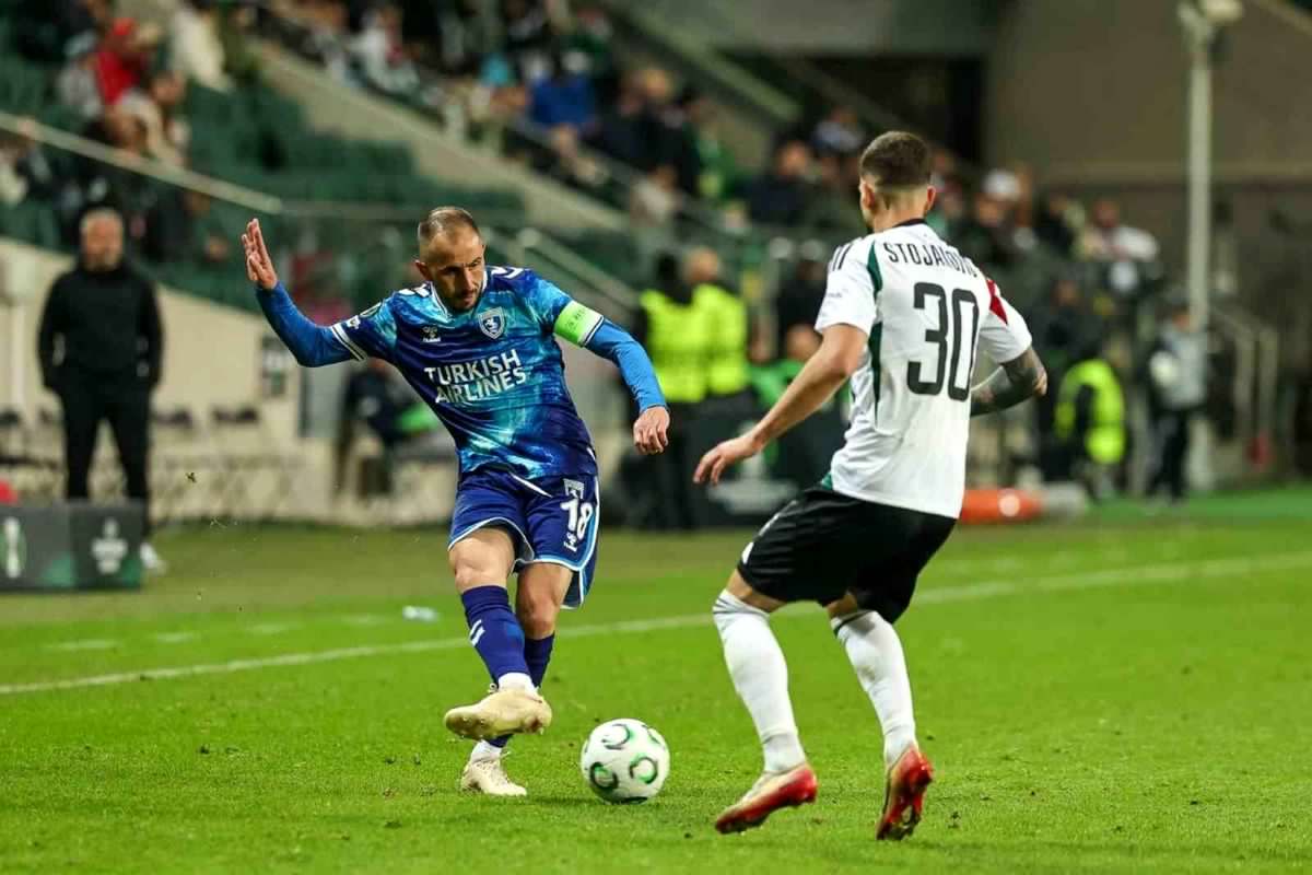 Samsunspor, UEFA Konferans Ligi'nde Legia Varşova'yı 1-0 Yendi