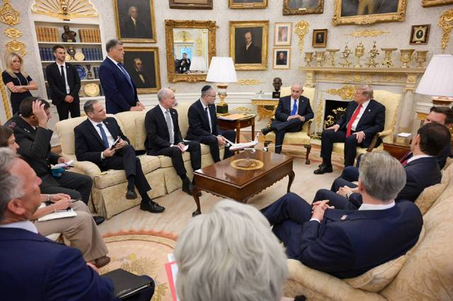 Trump, Netanyahu discuss Iran war at White House meeting