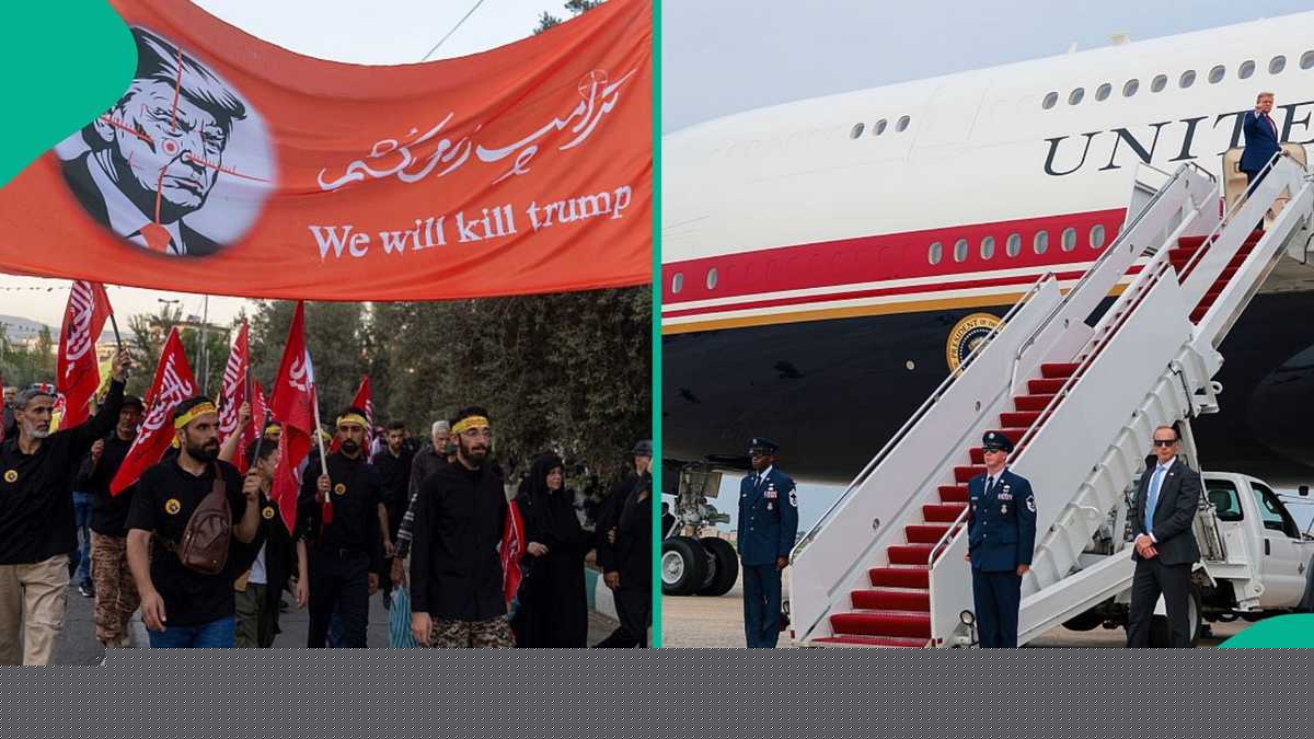 Trump secretly swapped out of Air Force plane "Iran missile threat"