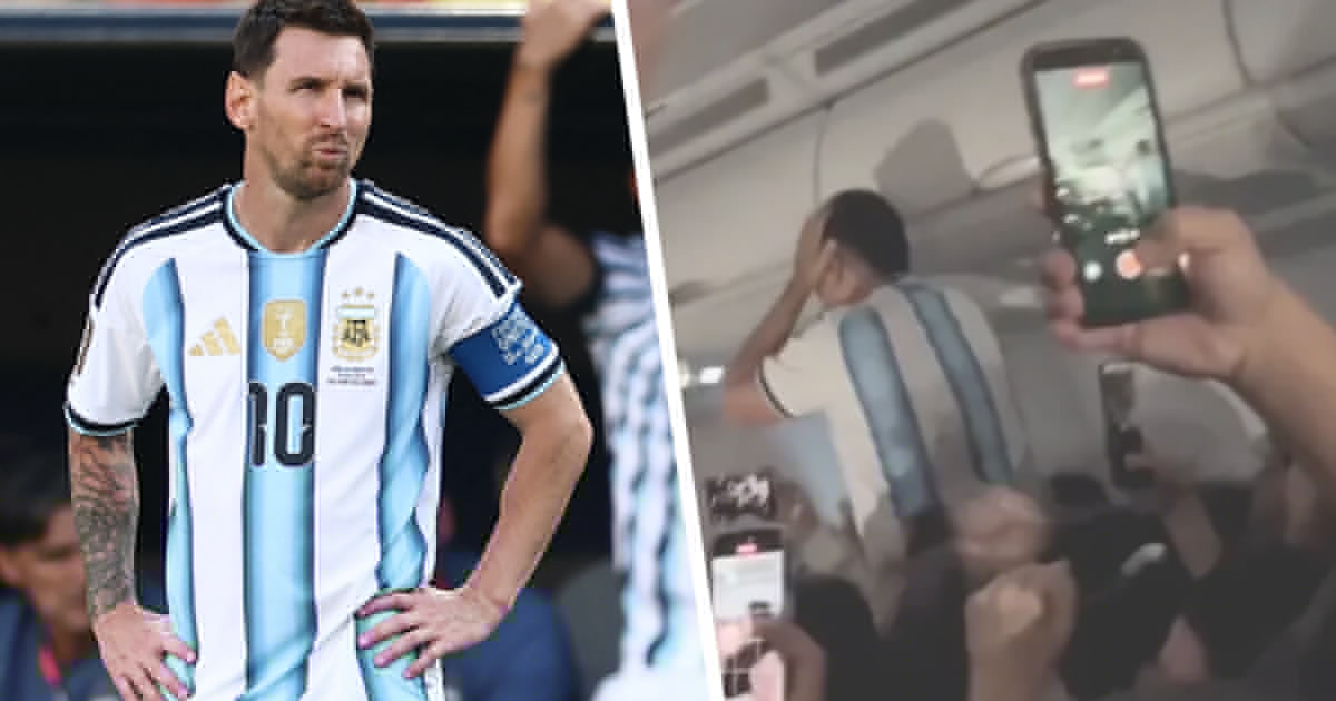 Feierten schon Titel  - Fieser WM-Scherz! Pilot legt Argentinien-Fans rein