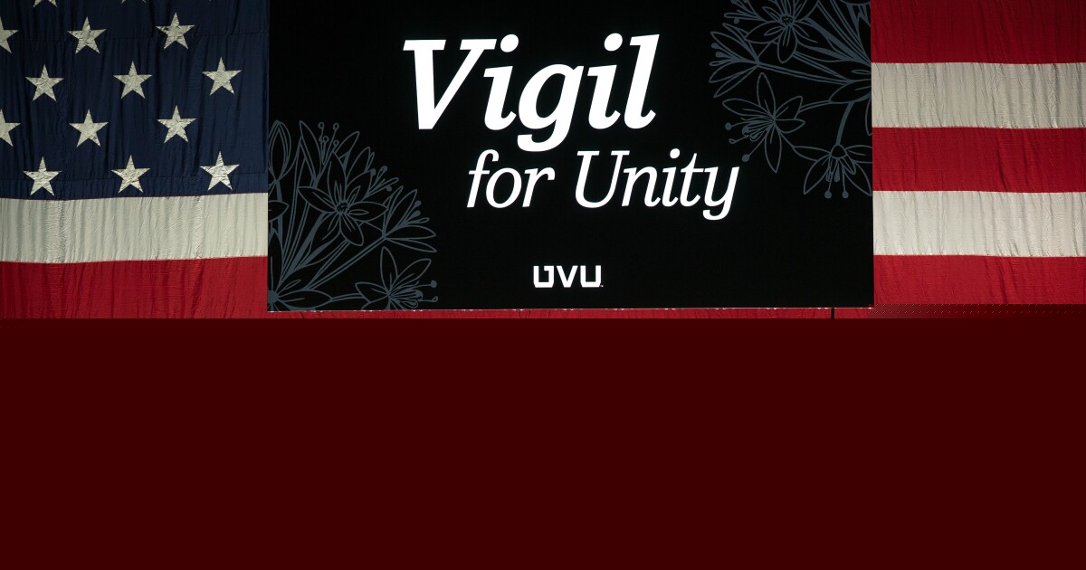 In the place where Charlie Kirk was killed, Utah Valley calls for unity