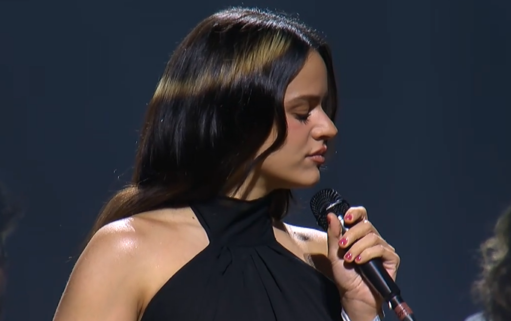 Rosalía actua de sorpresa en el concert-manifest per Palestina a Barcelona