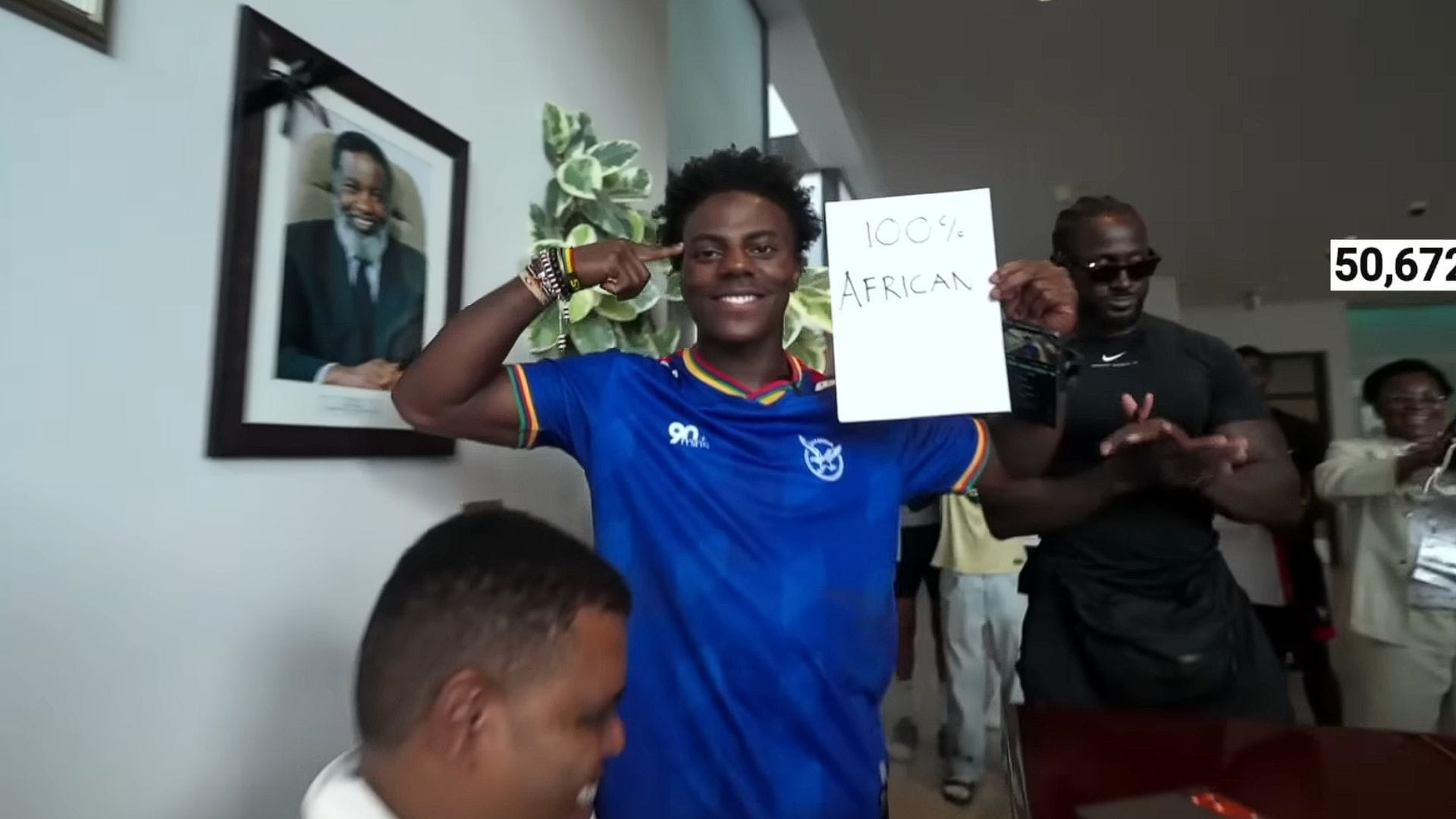 IShowSpeed to reportedly receive Ghanaian passport following his Africa tour