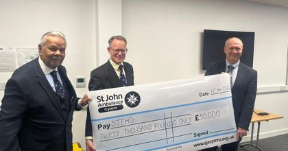 St John Ambulance support eye hospital group in West Bank and Gaza