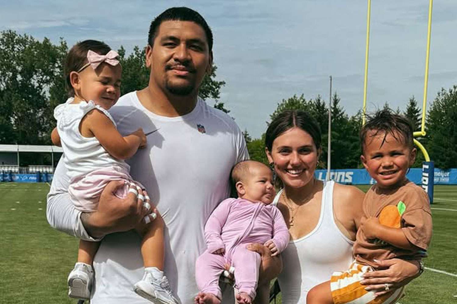 She Was a Cheerleader When She First Started Dating Husband. Now She’s a Stay-at-Home Mom Juggling Life as an NFL WAG (Exclusive)