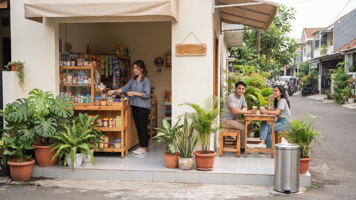 6 Cara Membuat Warung Depan Rumah agar Terlihat Menarik dari Jalan, Jadi Magnet Pembeli