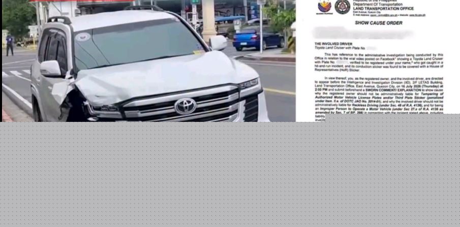 LTO permanently revokes license of Mandaluyong hit-and-run SUV driver