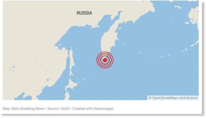 6.0-magnitude earthquake shakes Kuril Islands, Russia